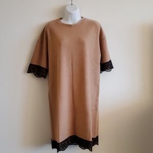 Zara sweater tunic dress Sz M